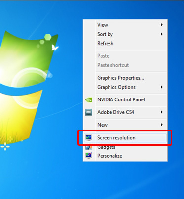 ตั้งขนาดฟอนต์ไอคอนเดสทอป icon desktop windows 7