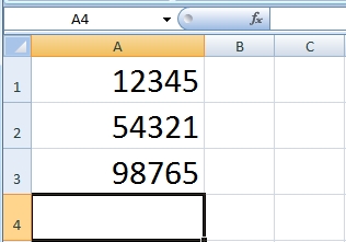 แยกข้อมูลออกจากกันในช่องเซลล์แต่ละช่อง Excel 2007, 2010