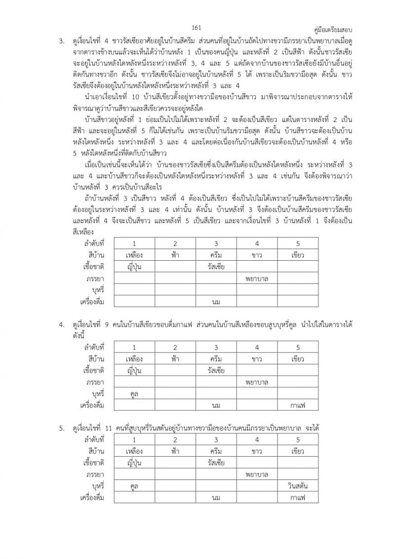 แนวข้อสอบภาค ก ก.พ. ชุดที่ 6