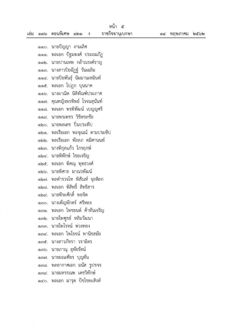 แต่งตั้งสมาชิกวุฒิสภา 2562