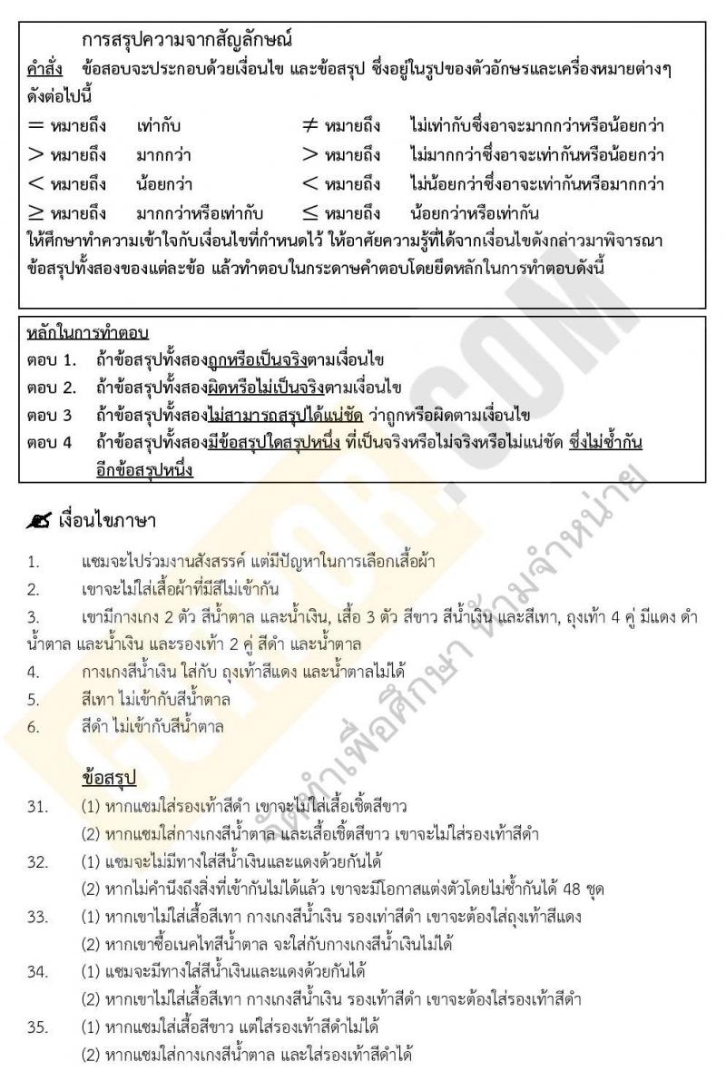 แนวข้อสอบภาค ก ชุด อิเล็กทรอนิกส์ ระดับปริญญาโท ชุดที่ 1