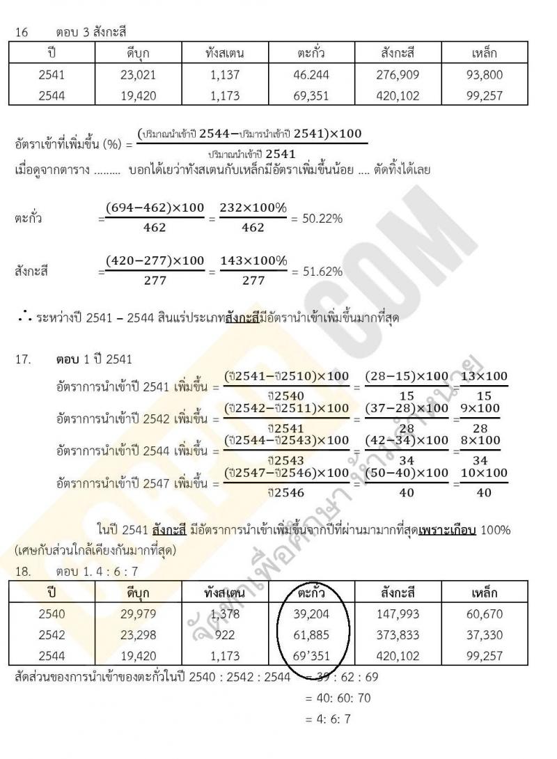 เฉลยแนวข้อสอบภาค ก ชุด อิเล็กทรอนิกส์ ระดับปริญญาโท ชุดที่ 1