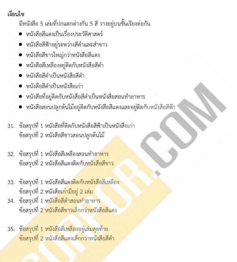 แนวข้อสอบภาค ก ชุด 15