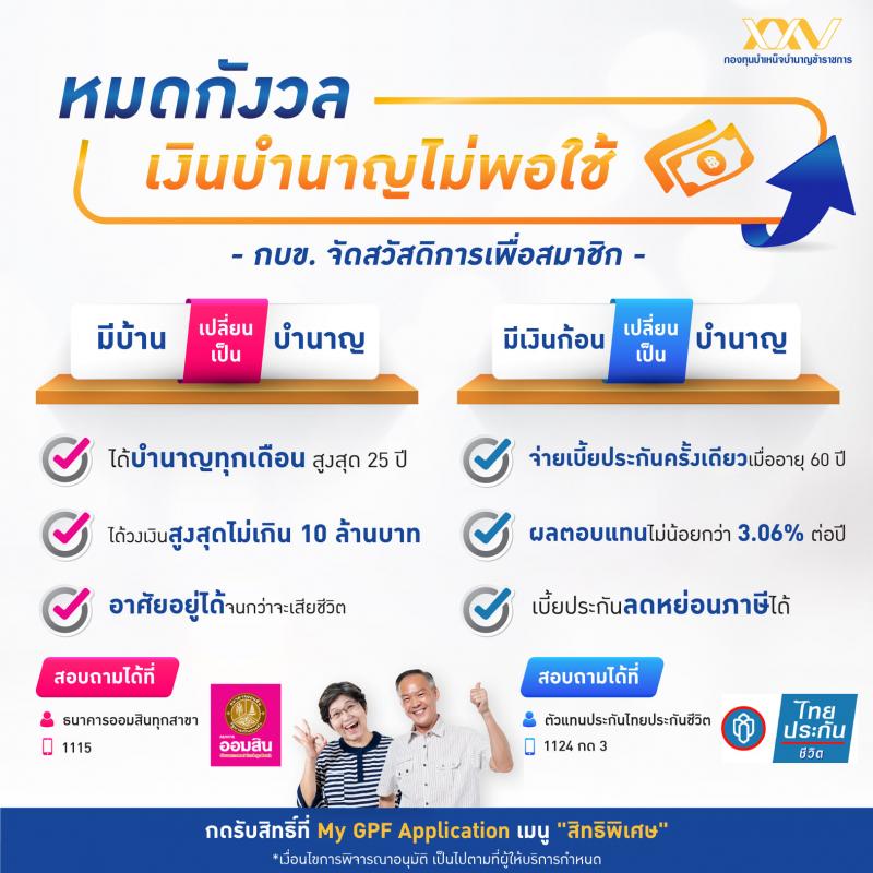 กบข. จัดสวัสดิการพิเศษสำหรับสมาชิกที่กำลังจะเกษียณอายุ