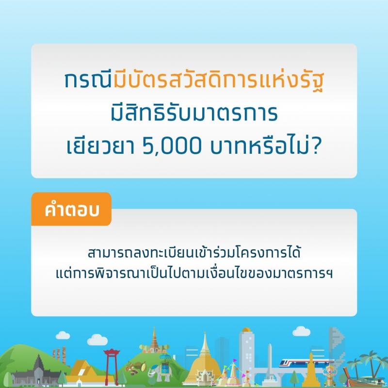 คำถามยอดฮิตเกี่ยวกับมาตรการเยียวยา 5,000 บาท