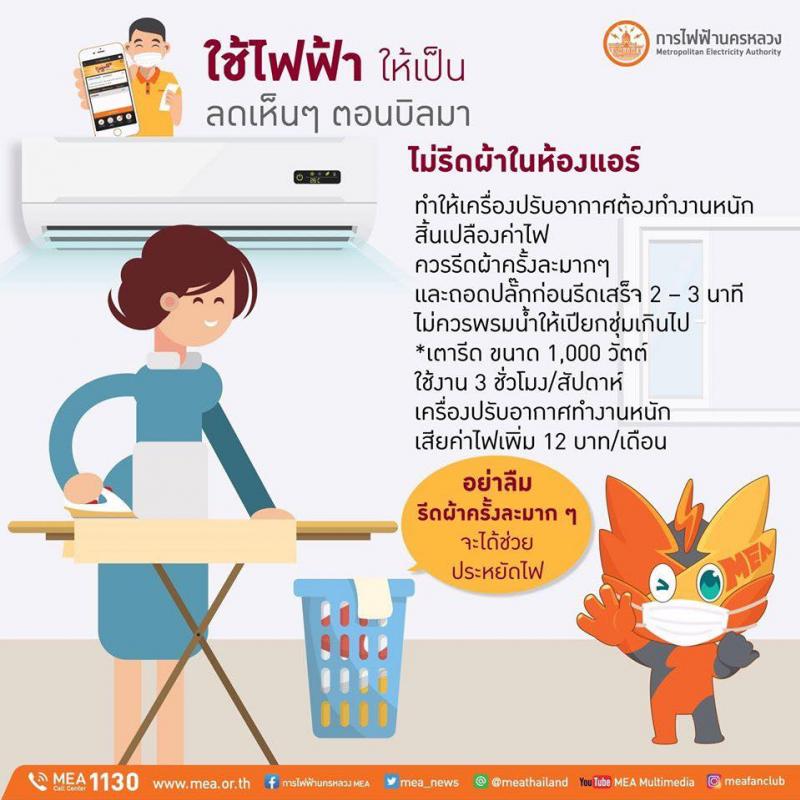 ใช้เครื่องใช้ไฟฟ้าในบ้านให้ประหยัดไฟ