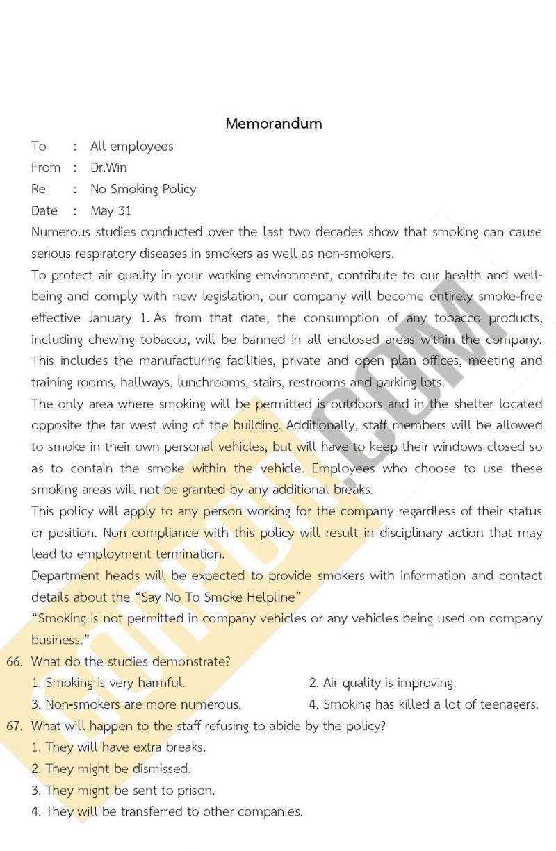 แนวข้อสอบภาค ก. ก.พ. ระดับ ป.ตรี-ป.โท ชุดที่ 1/2563