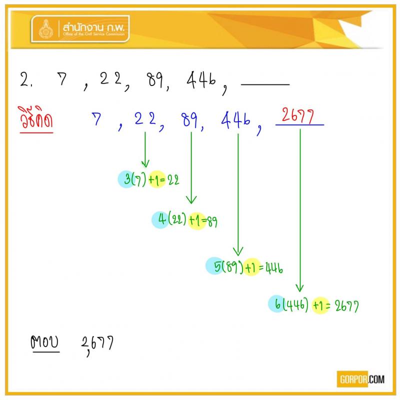 ข้อสอบจริง ภาค ก. (ก.พ.) 63 (ปวช.-ปวส.-ป.ตรี-ป.โท) รอบเช้า