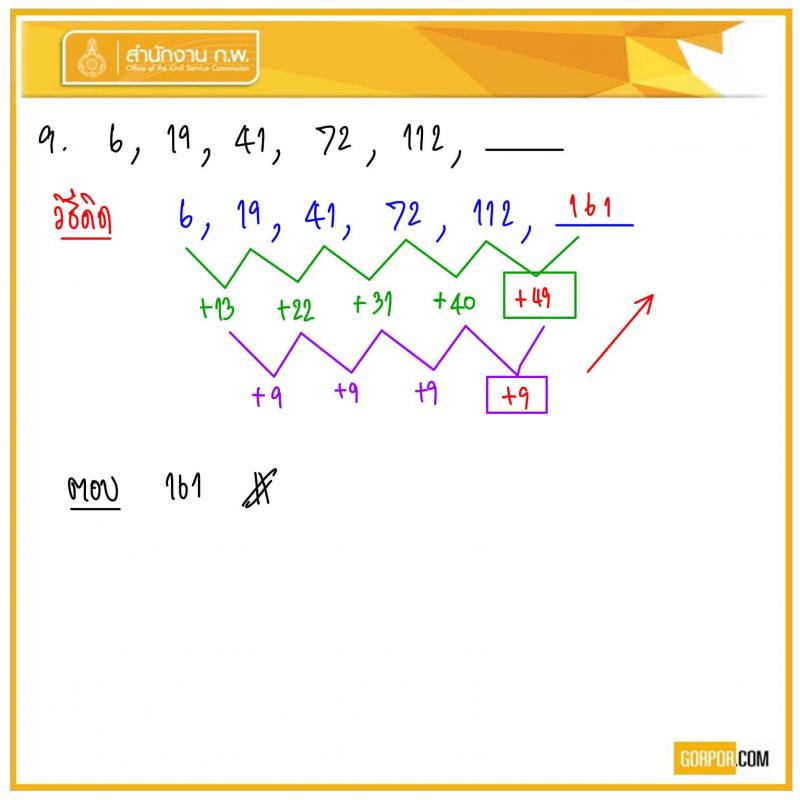 ข้อสอบจริง ภาค ก. (ก.พ.) 63 (ปวช.-ปวส.-ป.ตรี-ป.โท) รอบเช้า