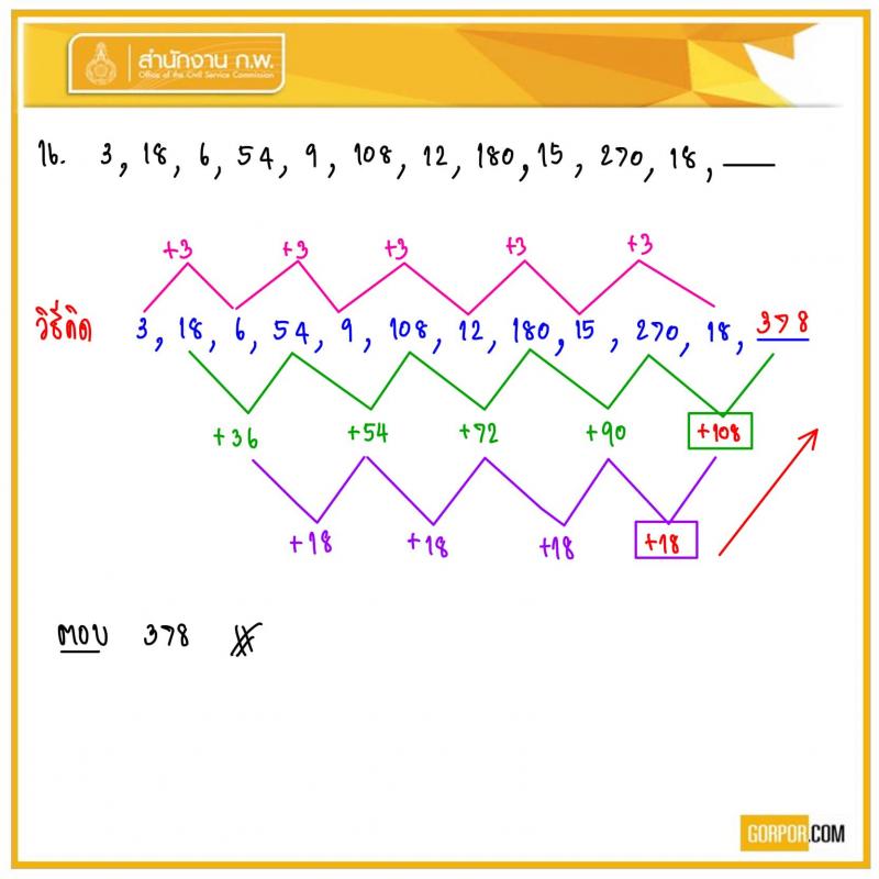 ข้อสอบจริง ภาค ก. (ก.พ.) 63 (ปวช.-ปวส.-ป.ตรี-ป.โท) รอบเช้า