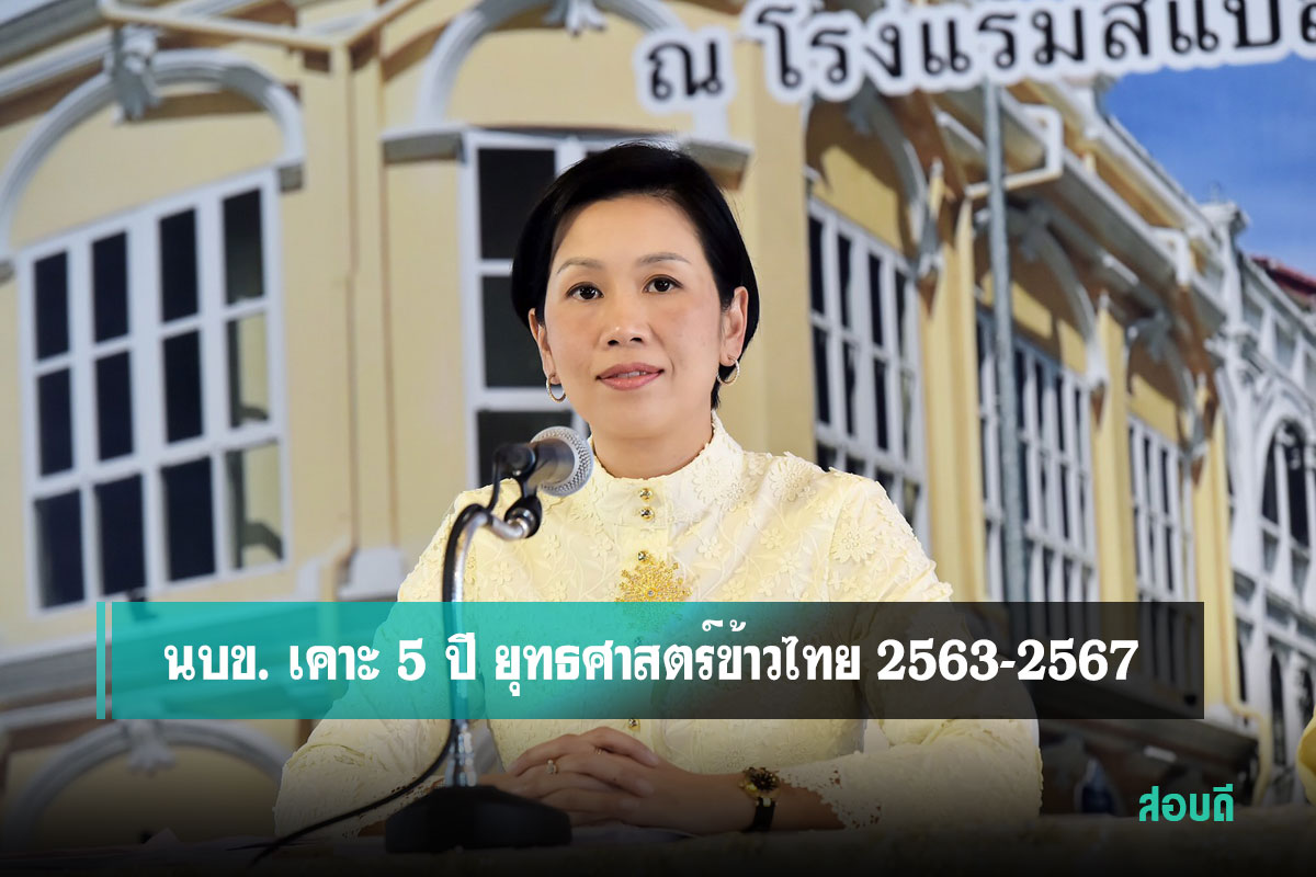 นบข. เคาะ 5 ปี ยุทธศาสตร์ข้าวไทย 2563-2567