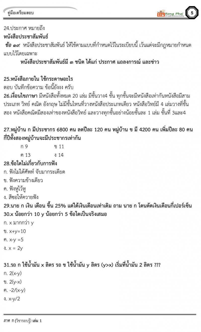 ม.บูรพา ออกข้อสอบท้องถิ่น