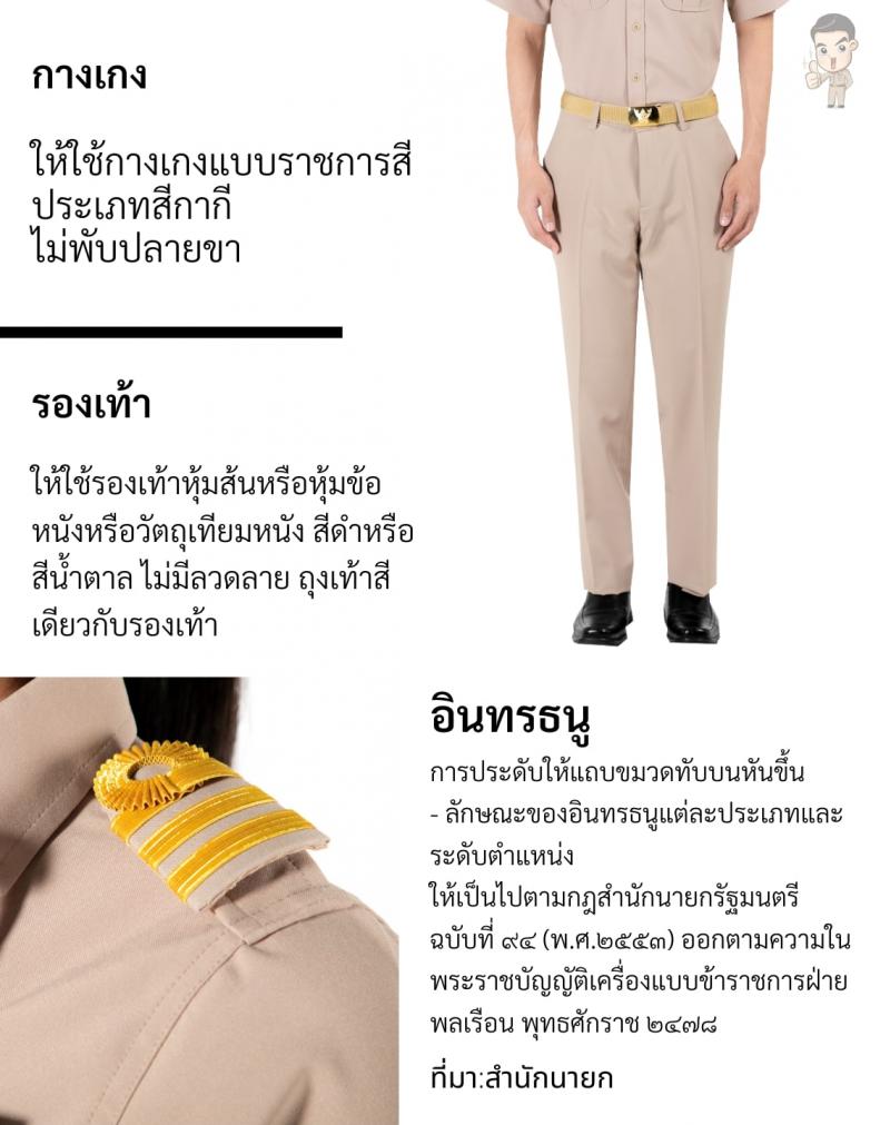 ชุดเครื่องแบบข้าราชการชาย
