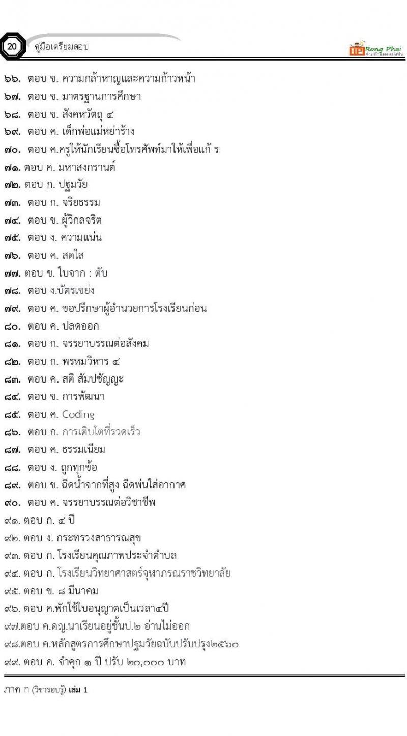น็อคข้อสอบ ครั้งที่ 12 เตรียมสอบ ผอ. ปี 2564 ครูผู้ช่วย ปี 2564