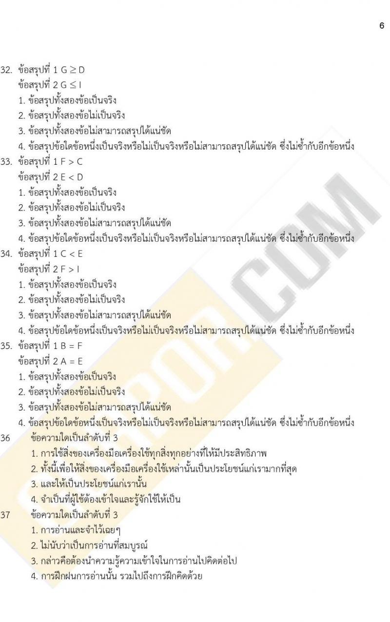 iTest ข้อสอบภาค ก. (e-Exam) ชุดที่ 1/2564