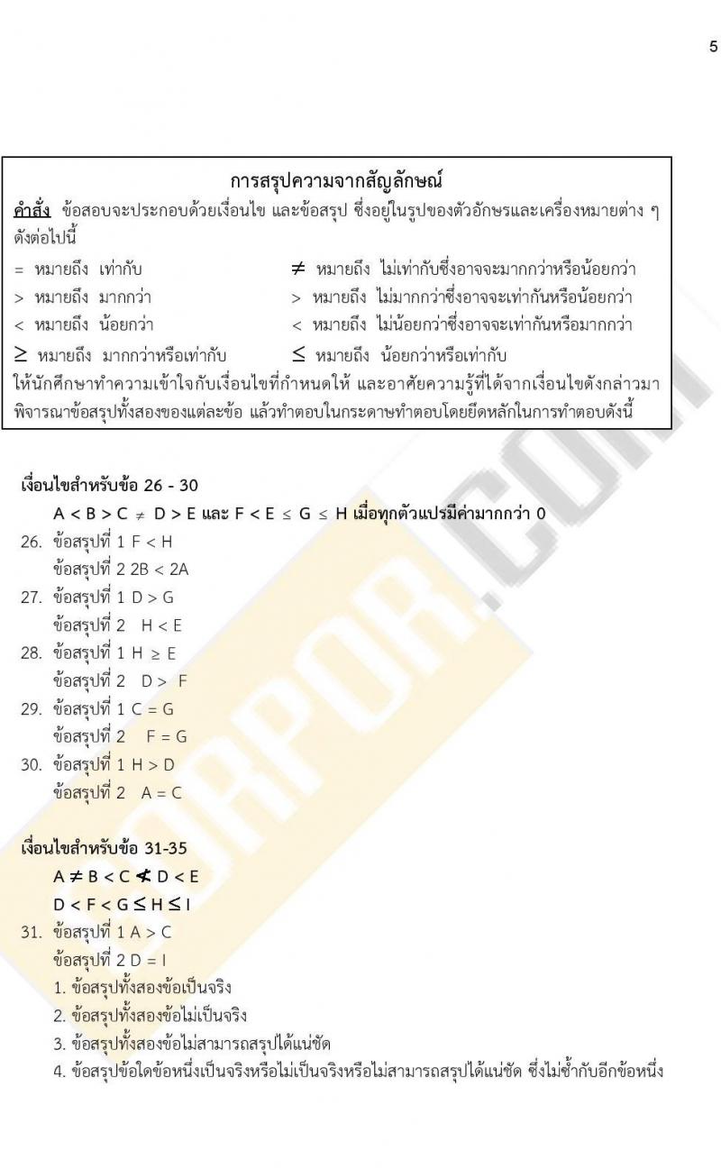 iTest ข้อสอบภาค ก. (e-Exam) ชุดที่ 1/2564