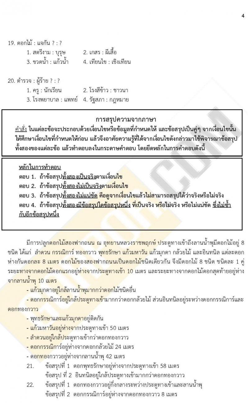iTest ข้อสอบภาค ก. (e-Exam) ชุดที่ 2/2564