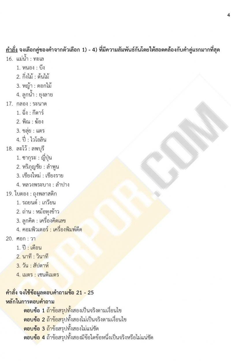 iTest ข้อสอบภาค ก ก.พ. ระดับ ป.ตรี - ป.โท ชุดที่ 2/2564