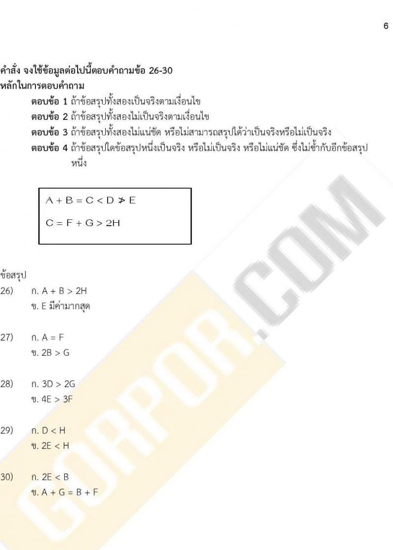 iTest ข้อสอบภาค ก ก.พ. ระดับ ป.ตรี - ป.โท ชุดที่ 2/2564