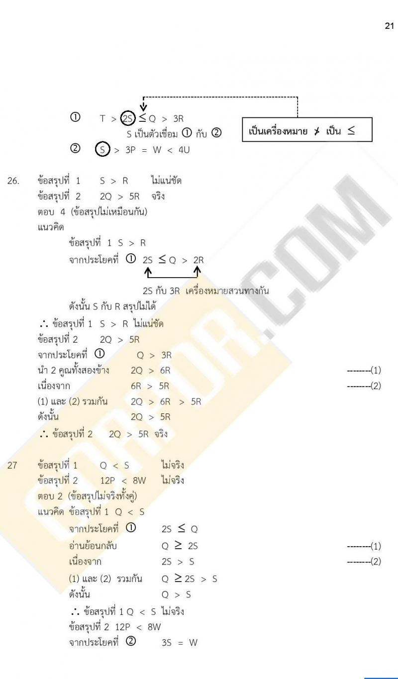 iTest ข้อสอบภาค ก ก.พ. ระดับ ป.ตรี - ป.โท ชุดที่ 4/2564