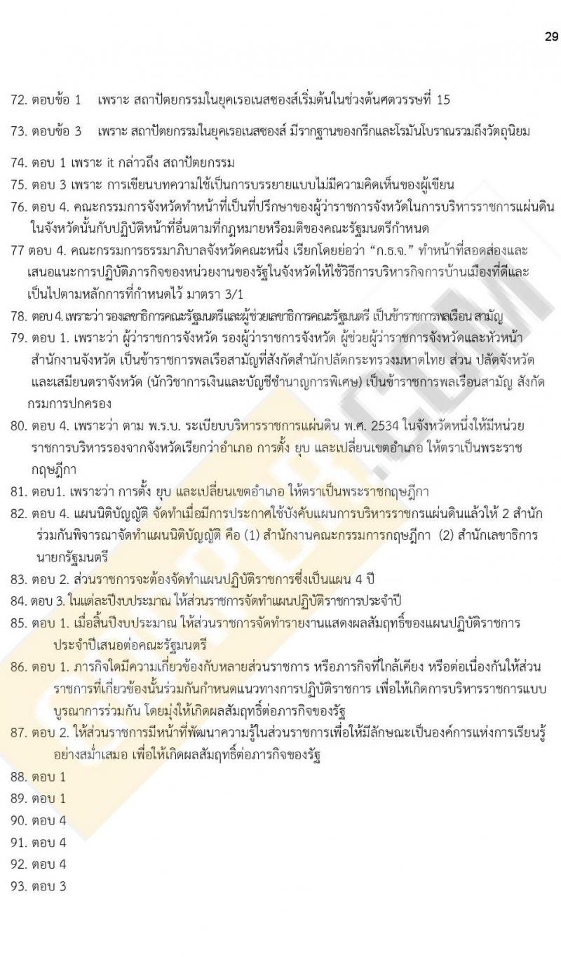 iTest ข้อสอบภาค ก ก.พ. ระดับ ป.ตรี - ป.โท ชุดที่ 4/2564