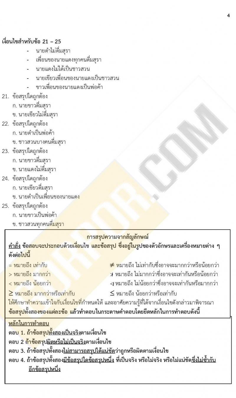 iTest ข้อสอบภาค ก. (e-Exam)  ป.ตรี ป.โท ชุดที่ 5/2564