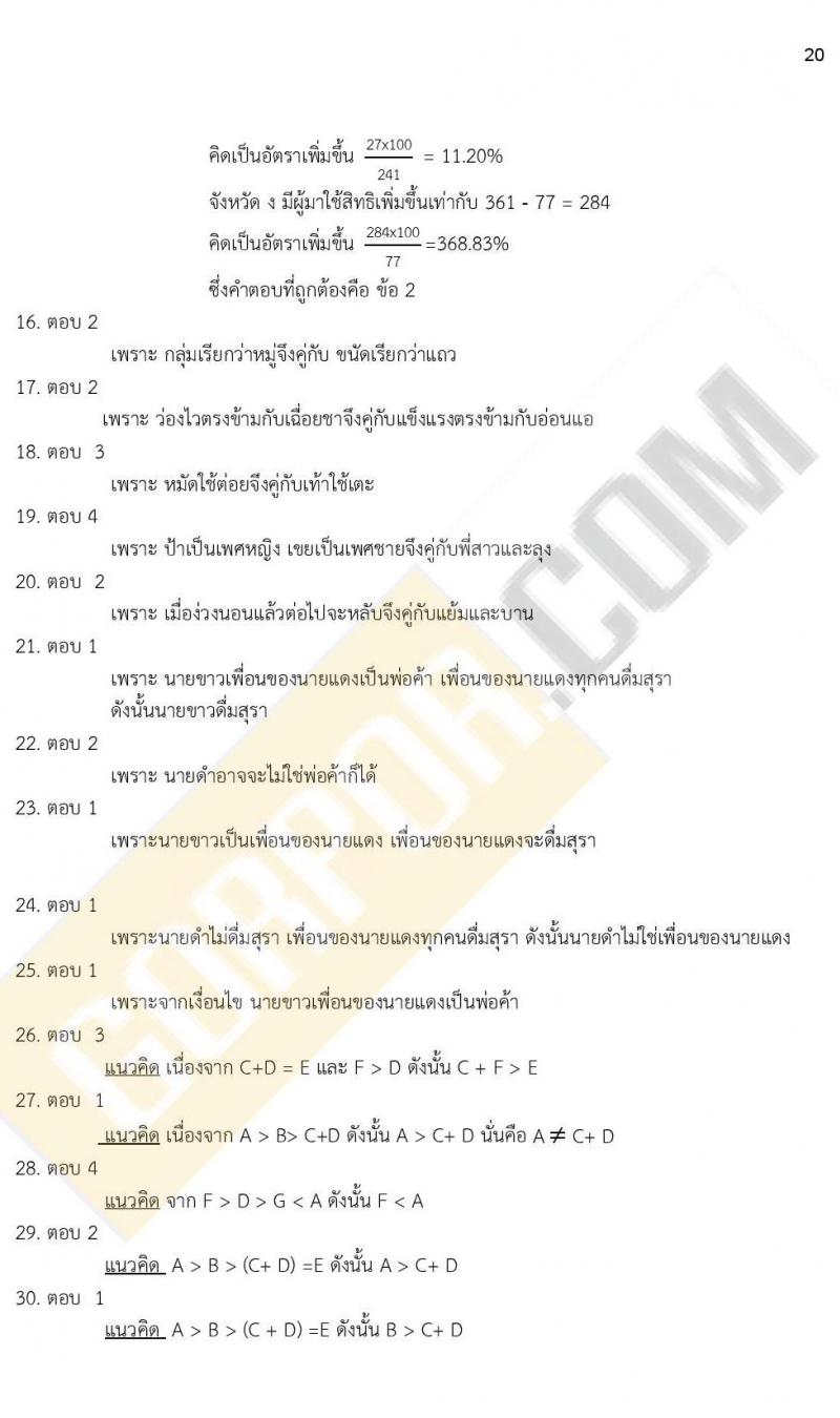 iTest ข้อสอบภาค ก. (e-Exam)  ป.ตรี ป.โท ชุดที่ 5/2564