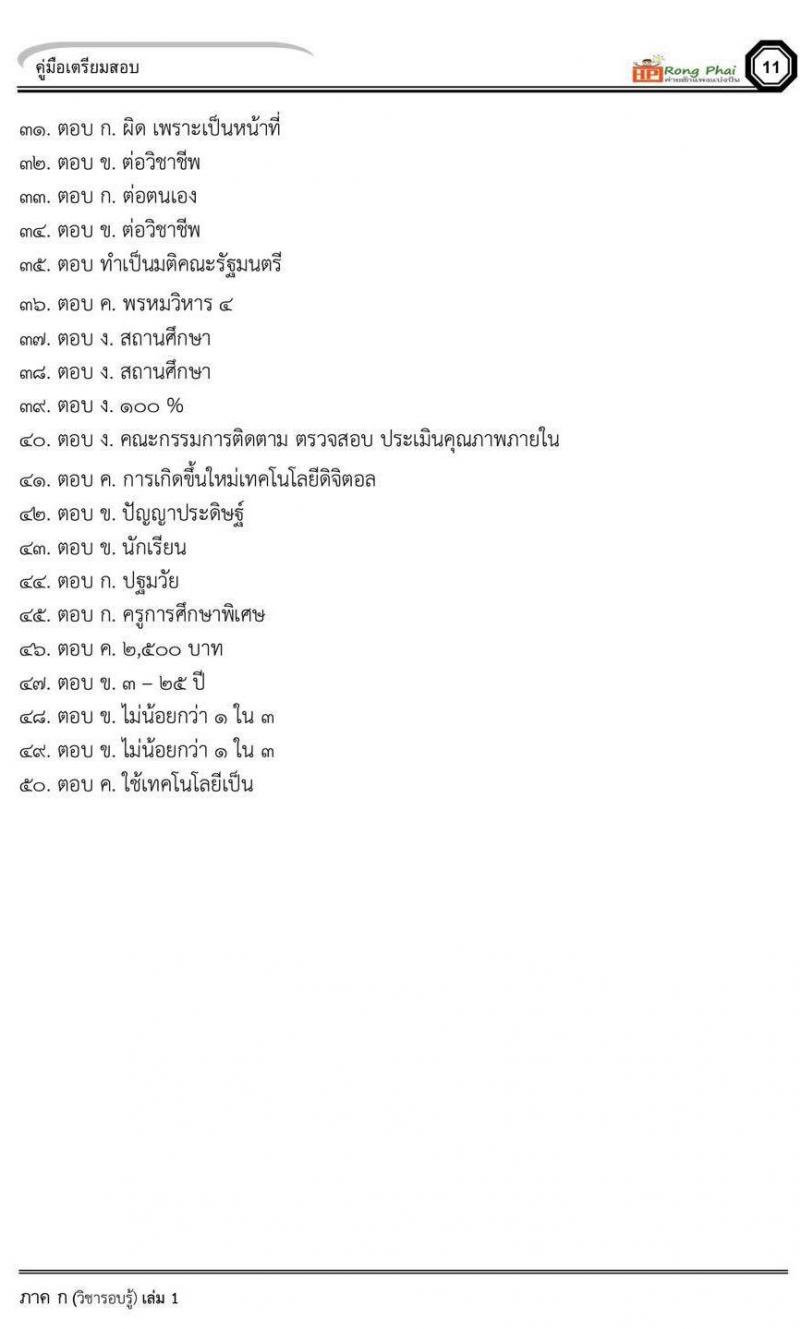 น็อคข้อสอบ ครูผู้ช่วยกรณีพิเศษ เตรียมพร้อมปี 2564