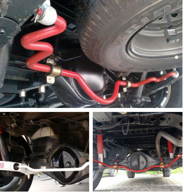 รถกระบะติดเหล็กกันโคลง