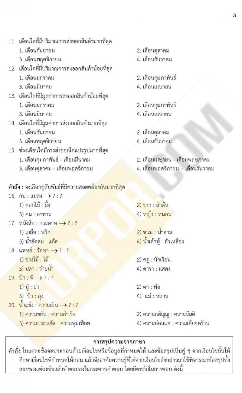 iTest ข้อสอบภาค ก. (e-Exam) ป.ตรี ป.โท ชุดที่ 10/2564