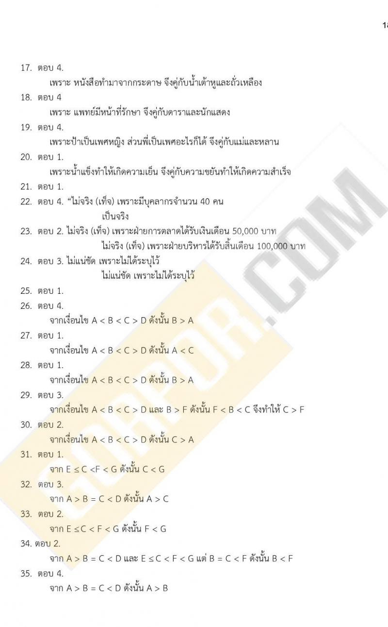 iTest ข้อสอบภาค ก. (e-Exam) ป.ตรี ป.โท ชุดที่ 10/2564