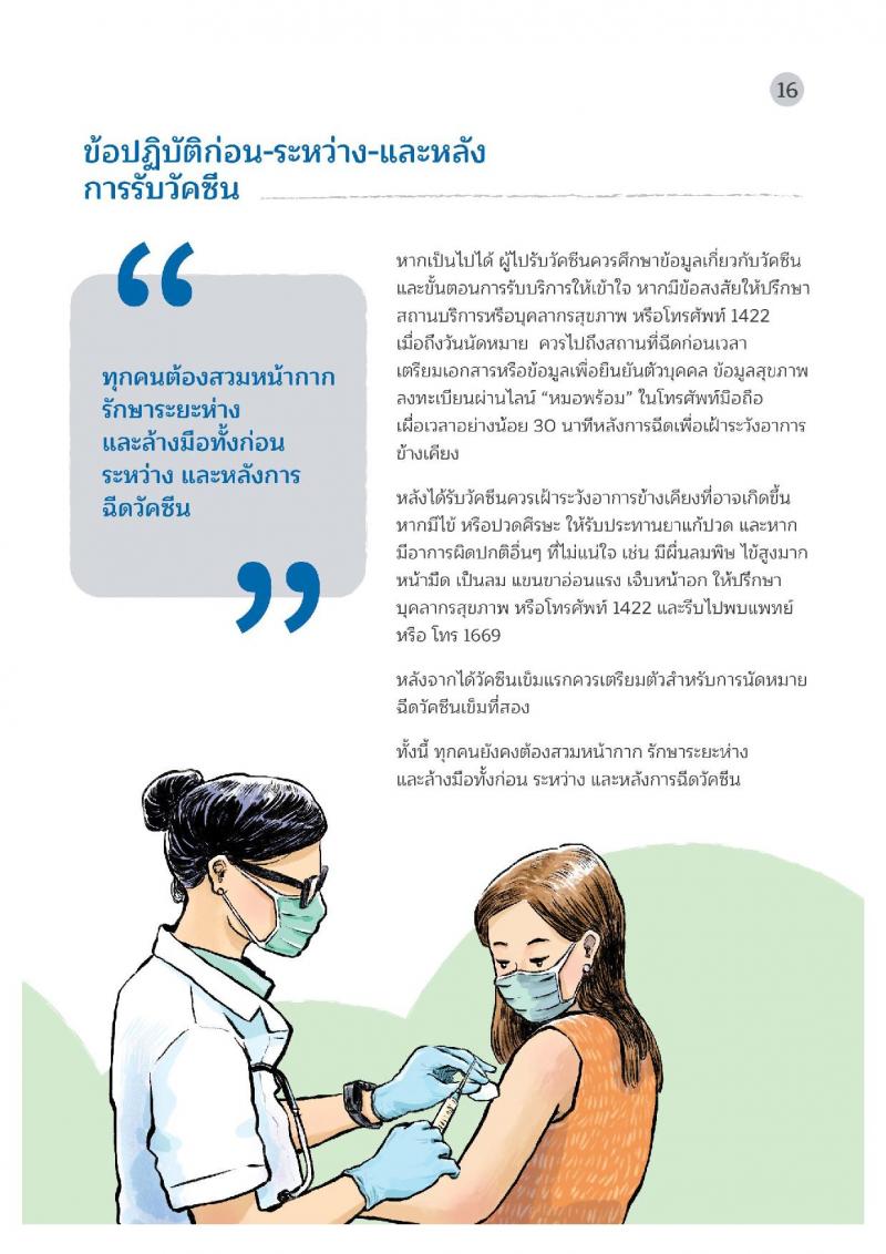 คู่มือวัคซีนสู้โควิด ฉบับประชาชน