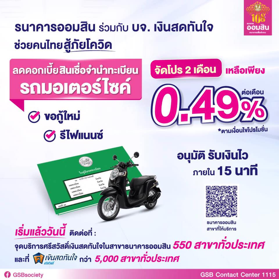 สินเชื่อทะเบียนรถ