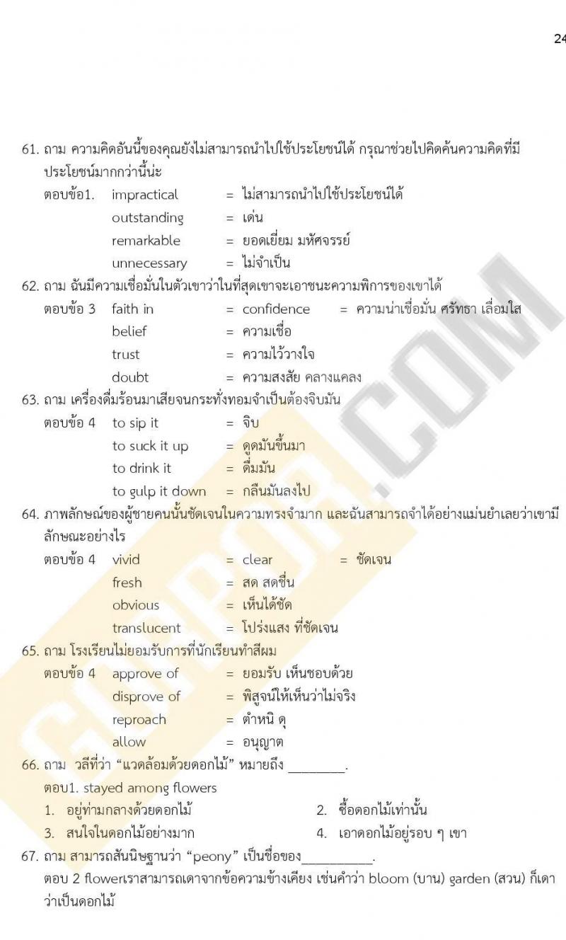 iTest ข้อสอบภาค ก ก.พ. ระดับ ปวช. - ปวส. ชุดที่ 11/2564
