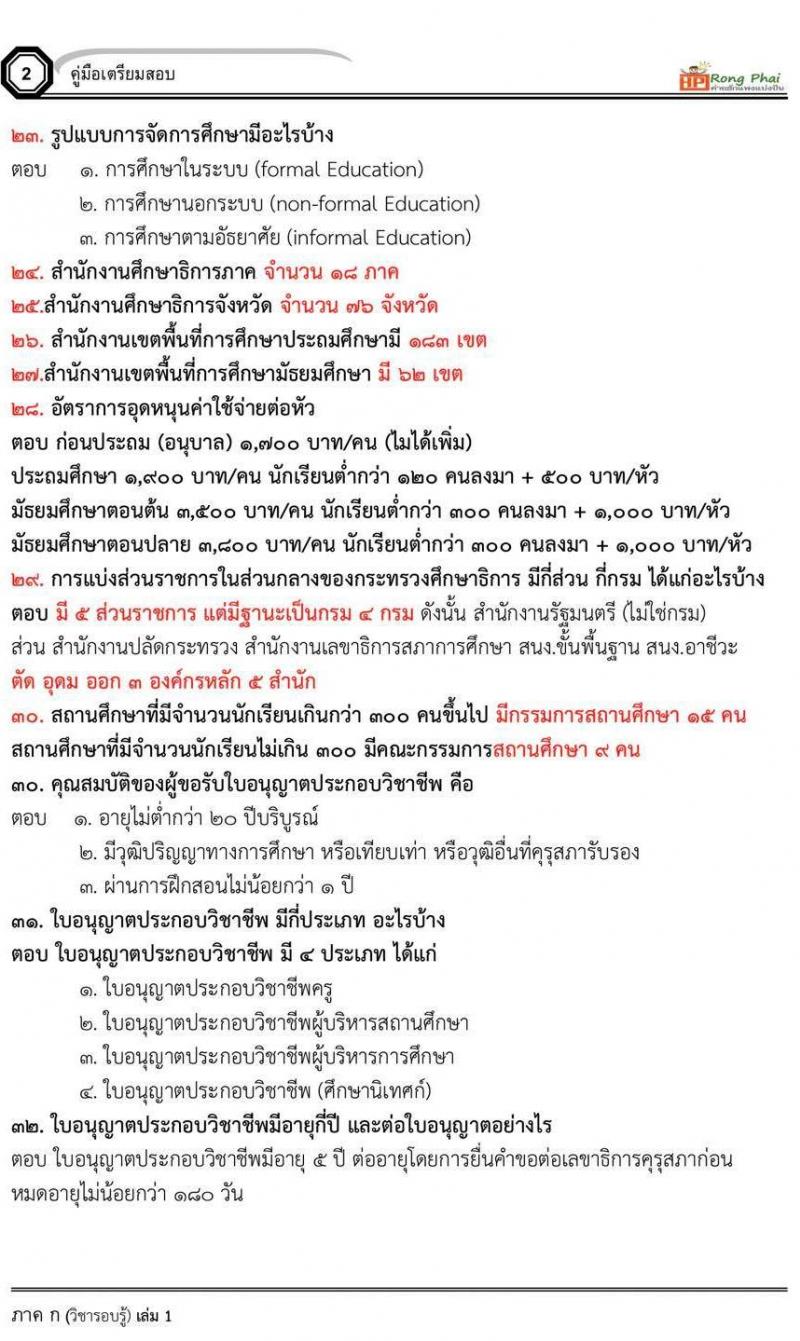 สรุป เหตุการณ์ปัจจุบัน ประเด็นถาม-ตอบ