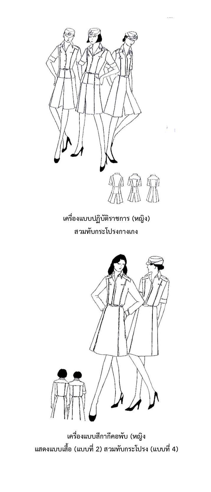 เครื่องแบบของเจ้าหน้าที่ส่วนท้องถิ่นตามกฎกระทรวง ฉบับที่ 11 ลงวันที่ 26 พฤศจิกายน 2542