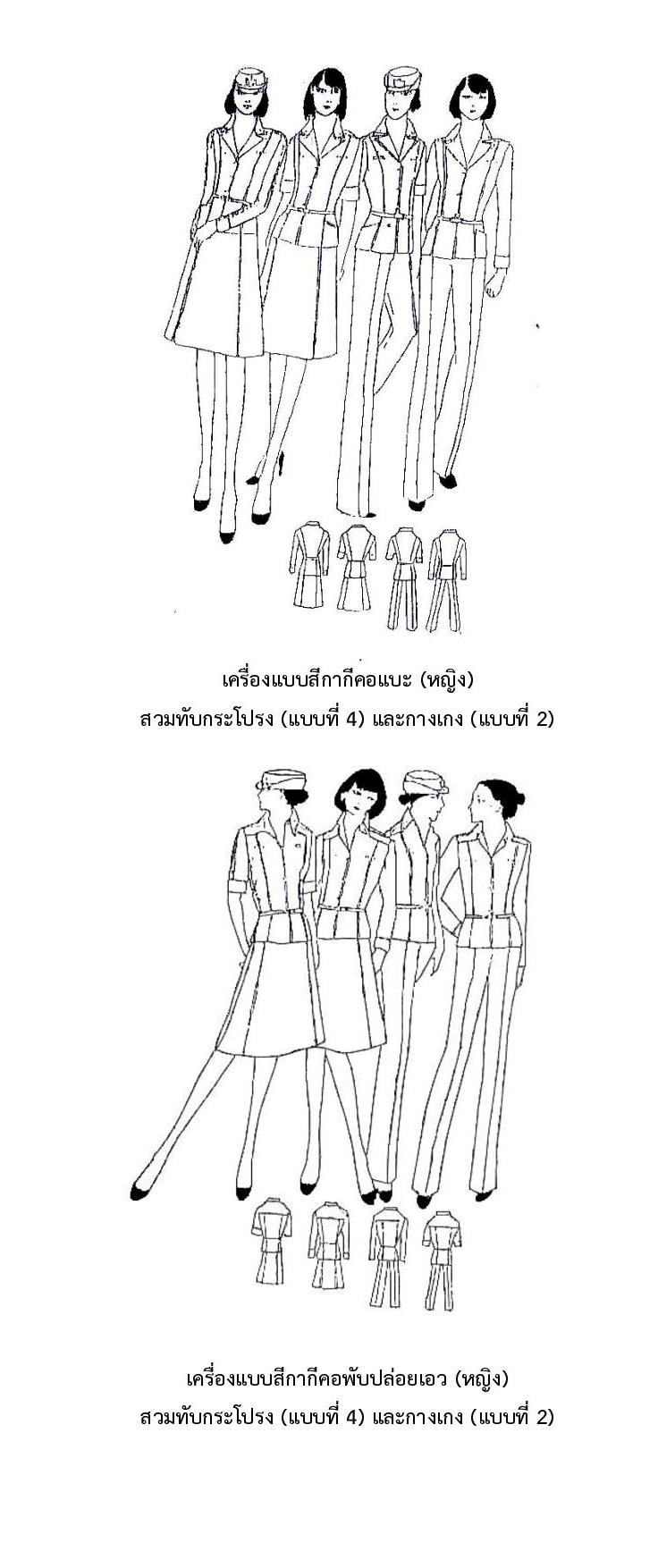 เครื่องแบบของเจ้าหน้าที่ส่วนท้องถิ่นตามกฎกระทรวง ฉบับที่ 11 ลงวันที่ 26 พฤศจิกายน 2542