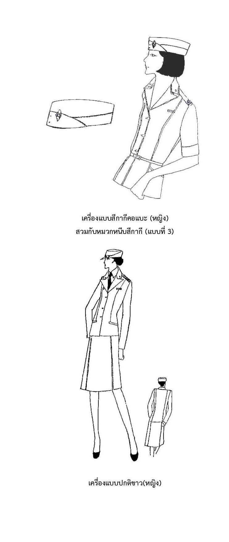 เครื่องแบบของเจ้าหน้าที่ส่วนท้องถิ่นตามกฎกระทรวง ฉบับที่ 11 ลงวันที่ 26 พฤศจิกายน 2542