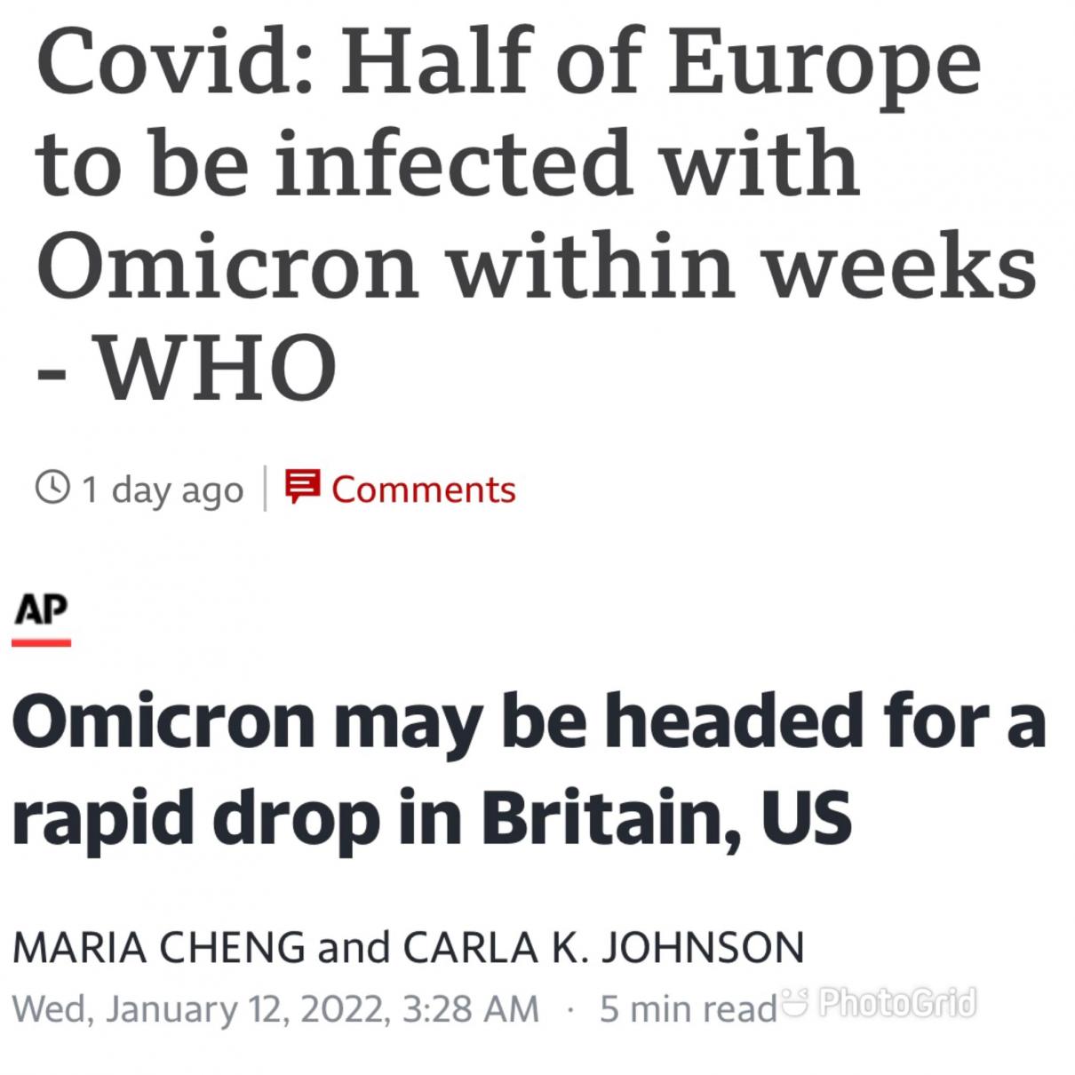 ไวรัสโควิด-19 สายพันธุ์โอมิครอน