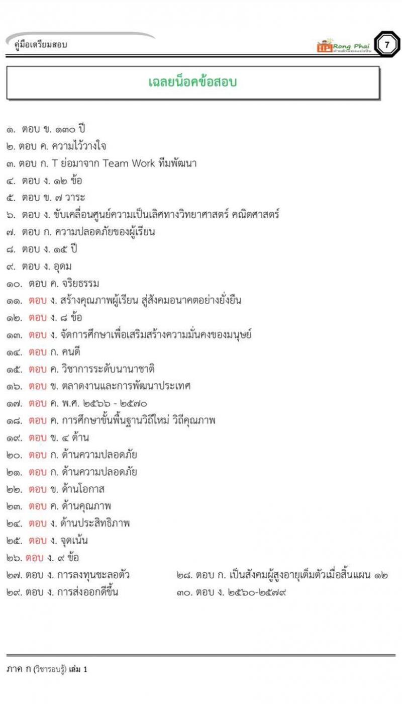 น็อคข้อสอบครูผู้ช่วย กรณีพิเศษ 2565 ผู้บริหารสถานศึกษา/การศึกษา 2565
