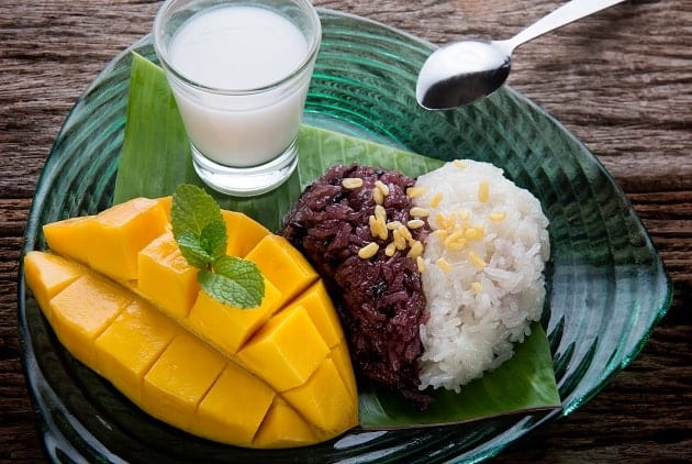 สูตรข้าวเหนียวมะม่วง Mango sticky rice