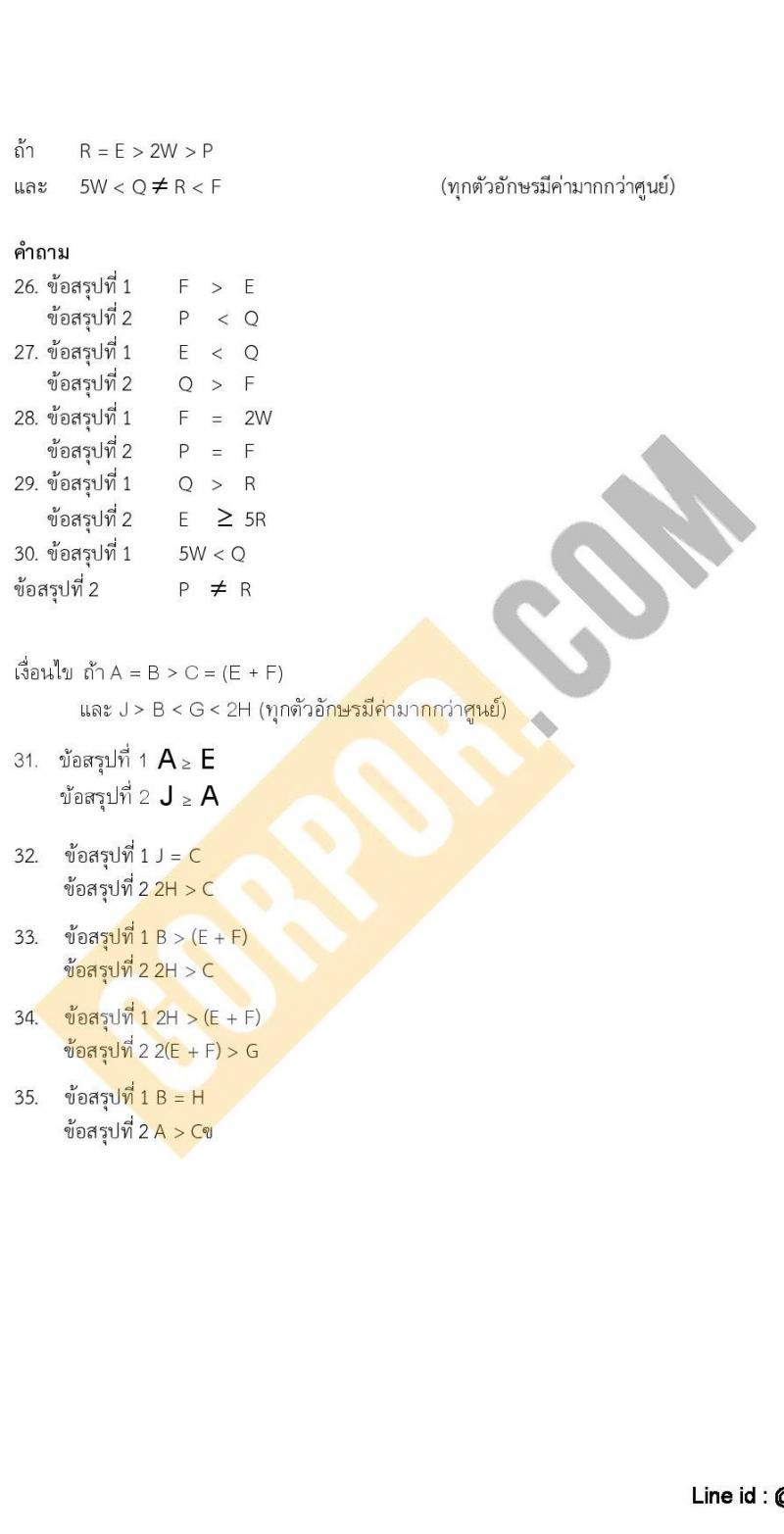 แนวข้อสอบภาค ก (ก.พ.) ระดับ ป.ตรี-ป.โท ชุดที่ 8/2565