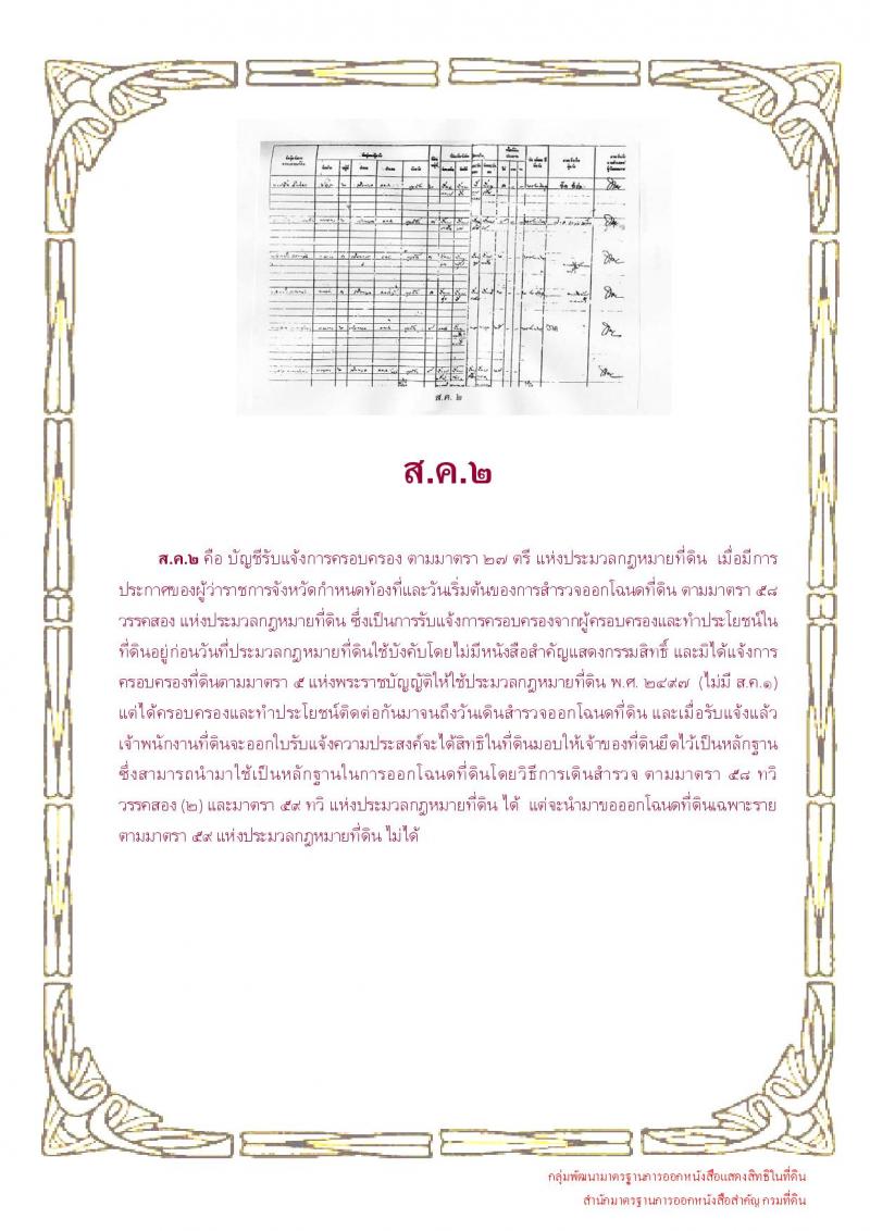 โฉนดที่ดินมีอะไรบ้าง