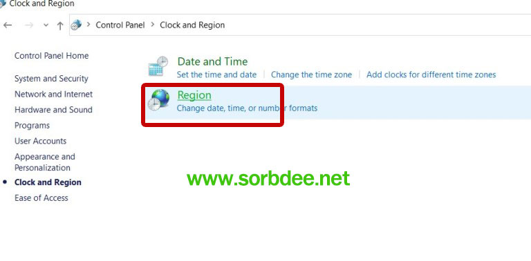 การเปลี่ยนภาษาคีย์บอร์ดและการเพิ่มภาษา กดตัวหนอนเพื่อเปลี่ยนภาษา winwows10