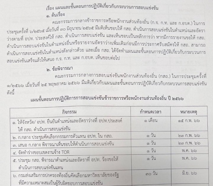 ข่าวสอบท้องถิ่น 2566 จะเปิดรับสมัครสอบประมาณ กรกฎาคม-สิงหาคม 2566