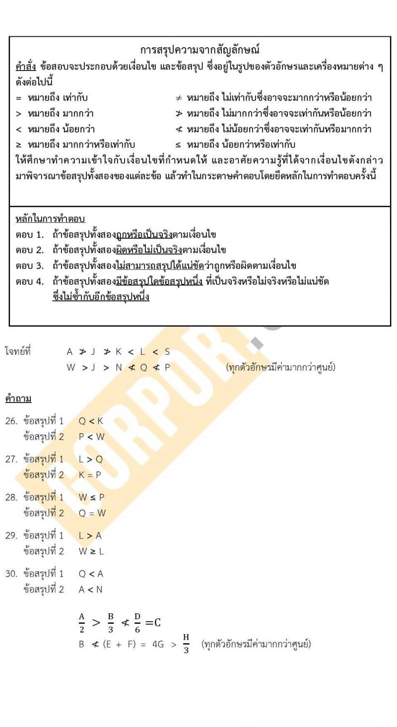 แนวข้อสอบภาค ก (ก.พ.) ระดับ ปวช.-ปวส. ชุด 2/2567